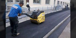 Travaux trottoir et acces en enrobes (54 - Nancy)