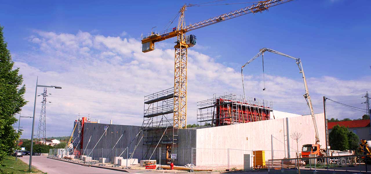 Construction Gymnase Scolaire à Neuves-Maison (54 Meurthe et Moselle)